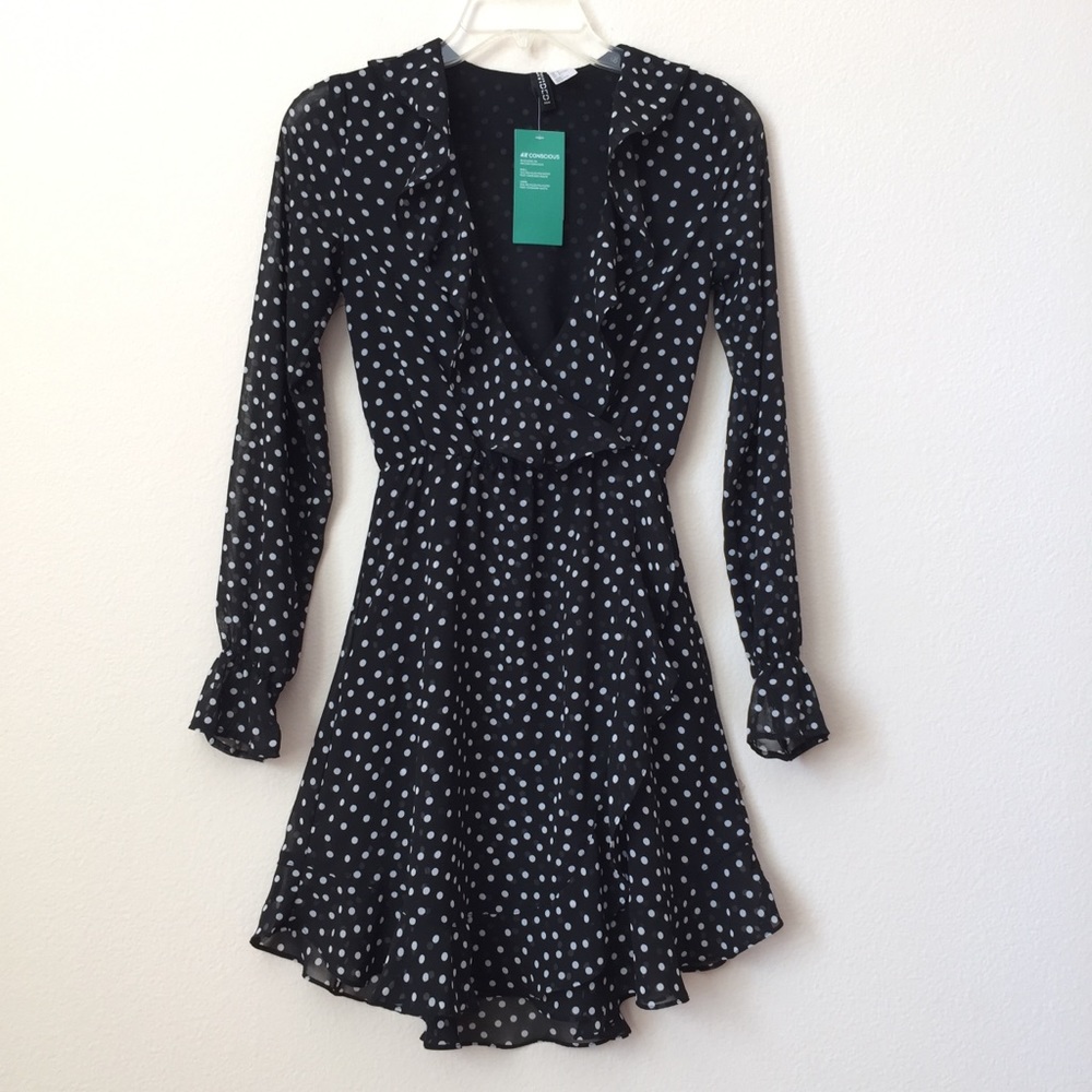H&M Divided - Black & White Dress